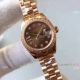 Rolex Datejust Ladies 26mm Copy Watch 18K Rose Gold Brown Dial New Upgraded (2)_th.jpg